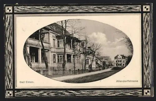 AK Bad Elmen, Partie in der Allendorffstrasse