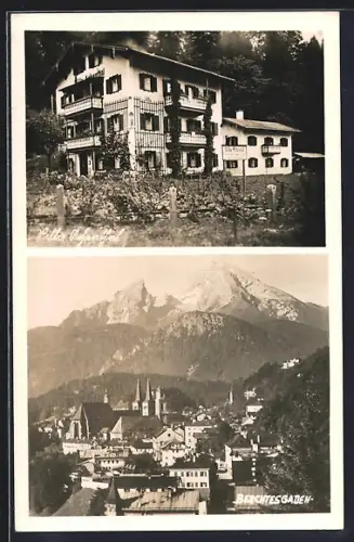 AK Berchtesgaden, Hotel Villa Achenthal, Totalansicht
