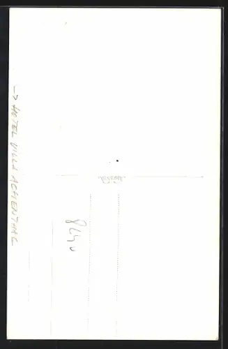 AK Berchtesgaden, Hotel Villa Achenthal, Totalansicht
