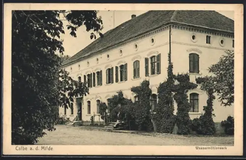 AK Calbe a. d. Milde, Blick zum Wassermühlenwerk