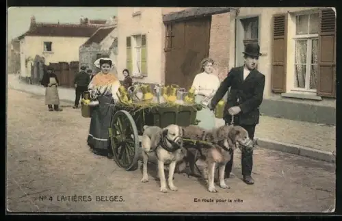 AK Laitières Belges, En route pour la ville