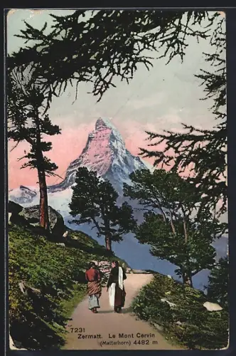 AK Zermatt, Le Mont Cervin, Matterhorn