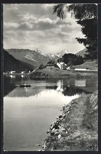 AK Davos, Davosersee mit Tinzenhorn