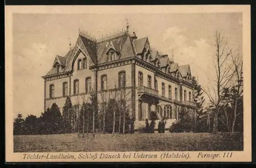 AK Uetersen /Holstein, Töchter-Landheim Schloss Düneck