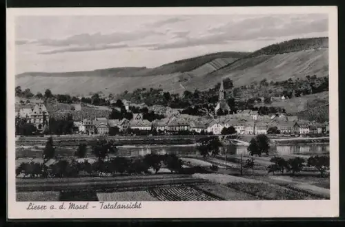 AK Lieser a. d. Mosel, Totalansicht