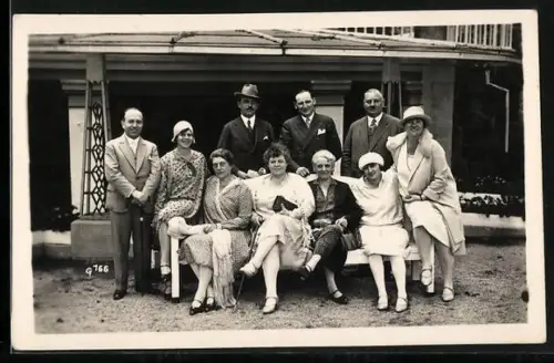 Foto-AK Bad Kreuznach, Kurgäste 1929