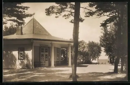 AK Ostseebad Brunshaupten, Ansicht der Lesehalle