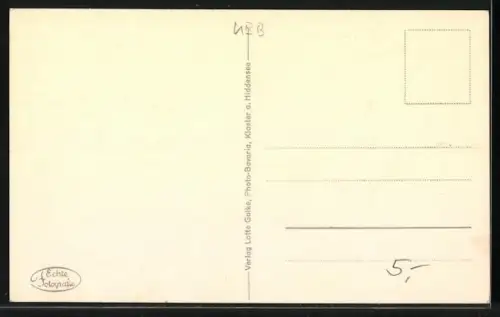 AK Hiddensee, Blick mit Leuchtturm