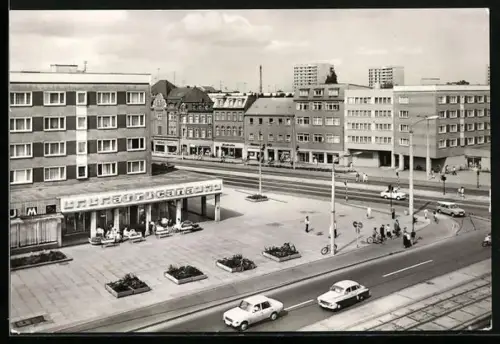 AK Dessau, Cafe africana an der Wilhelm-Pieck-Strasse