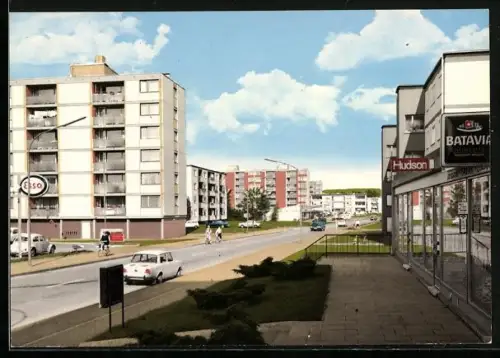 AK Rastatt /Baden, Richard-Wagner-Ring mit Geschäft