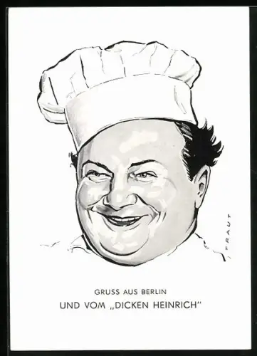 AK Berlin, Gruss vom Dicken Heinrich