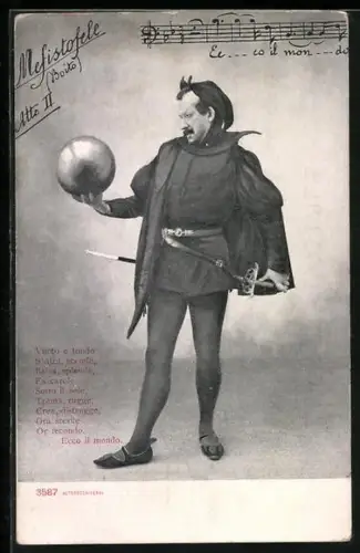 AK Mefistofele, Boito, Atto II, Faust