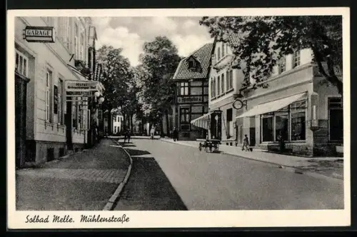 AK Melle, Hotel Grönenberger Hof in der Mühlenstrasse