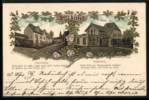 AK Buer /Osnabrück, Das Pflegehaus aus Süd- und Nordöstlicher Richtung