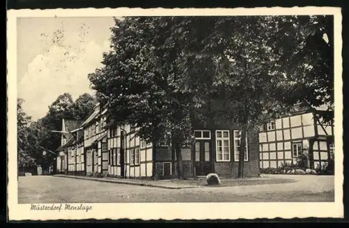 AK Menslage, Häuser im Fachwerkstil