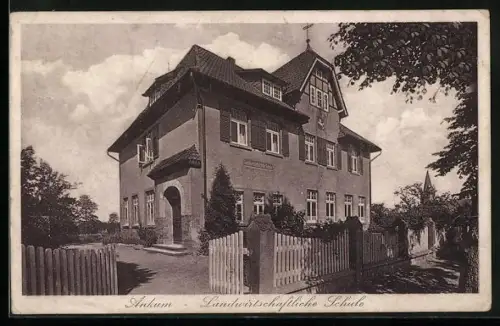 AK Ankum, Eingang der Landwirtschaftlichen Schule