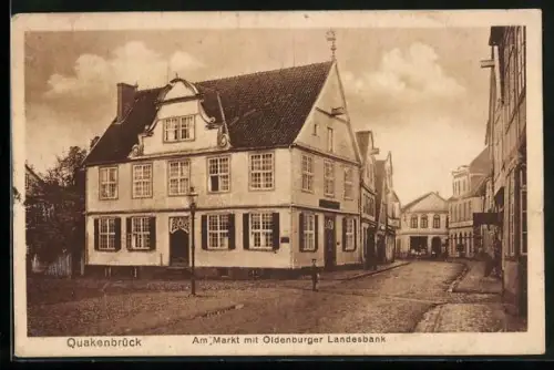 AK Quakenbrück, Am Markt mit Oldenburger Landesbank