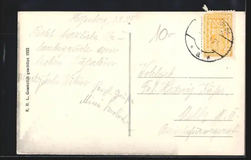 AK Helfenberg, Sicht über den Ort