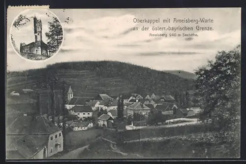 AK Oberkappel, Gesamtansicht mit Ameisberg-Warte