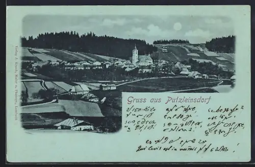 AK Putzleinsdorf, Blick auf den Ort