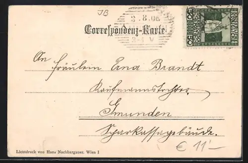 AK Götzendorf / O.Ö., Ortsansicht mit Ameisbergwarte