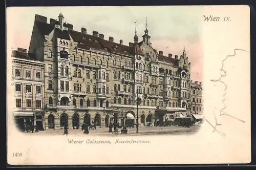 AK Wien, Wiener Colosseum in der Nussdorferstrasse