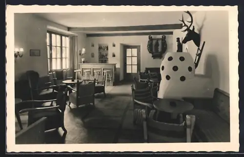AK Oetz, Hotel Pension Alpenrose, Innenansicht