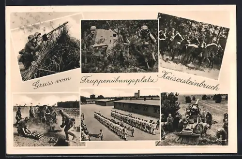 AK Bruckneudorf, der Truppenübungsplatz Kaisersteinbruch, Kaserne