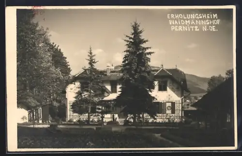 AK Pernitz /N. Oe., Erholungsheim Waidmannshof im Sonnenschein