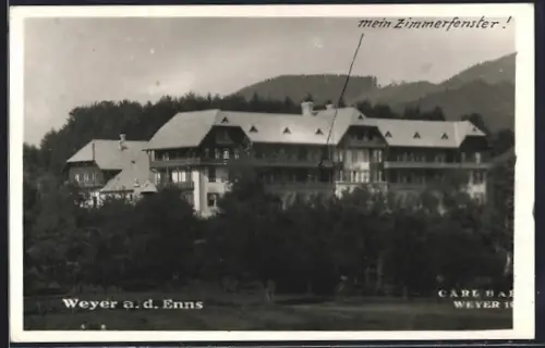 AK Weyer a. d. Enns, Hotel am Waldrand