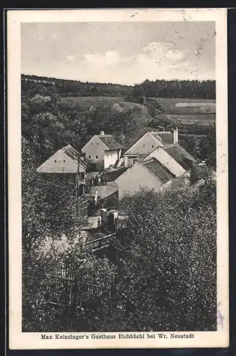 AK Eichbüchl bei Wr. Neustadt, Blick auf Gasthaus von Max Keinzinger