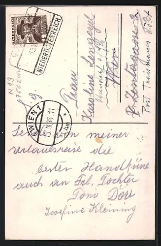 AK Oberschlatten, Partie mit Kirche, Ortsansicht