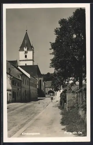 AK Perg /Ob.-Oe., Partie in der Kirchengasse