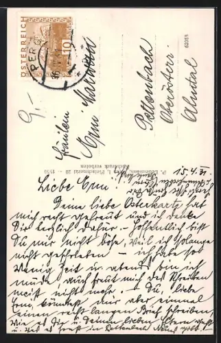 AK Perg /Ob.-Oe., Partie in der Kirchengasse