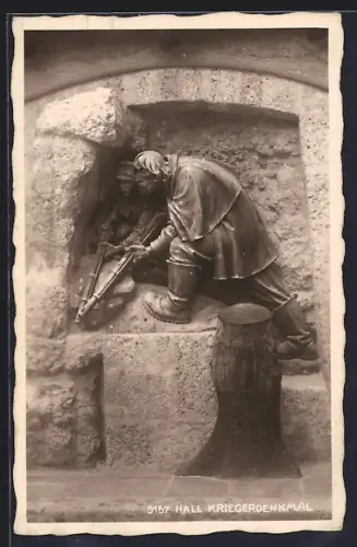 AK Hall / Tirol, Kriegerdenkmal