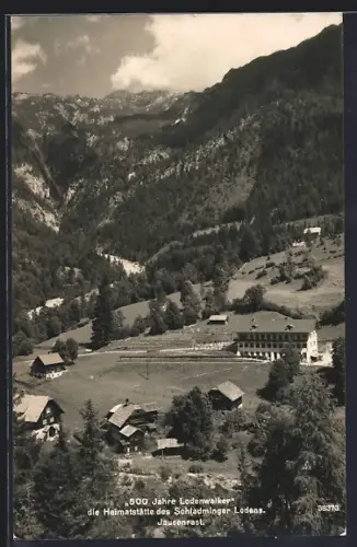 AK Ramsau bei Schladming, 500 Jahre Lodenwalker, die Heimstätte des Schladminger Lodens, Gasthaus Jausenrast