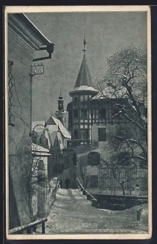 AK Weyer /Ob.-Öst., J. Bachbauer`s Hotel Post