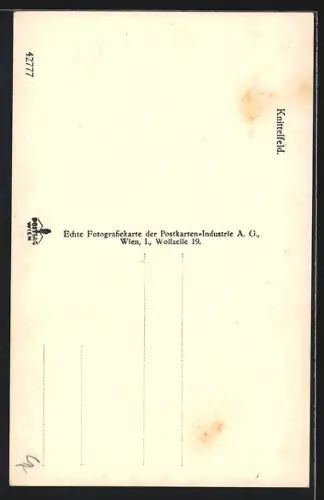 AK Knittelfeld, Ortspartie mit Kirche