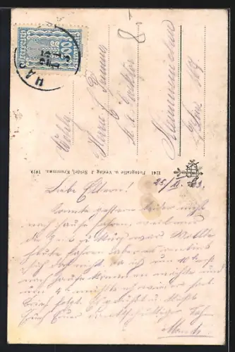 AK Haslach /Ob.-Oest., Teilansicht mit Kirche