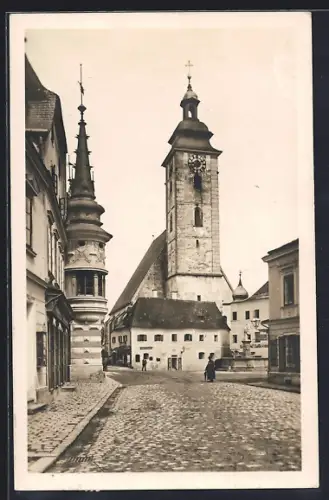 AK Grein a. d. Donau, Café am Hauptplatz