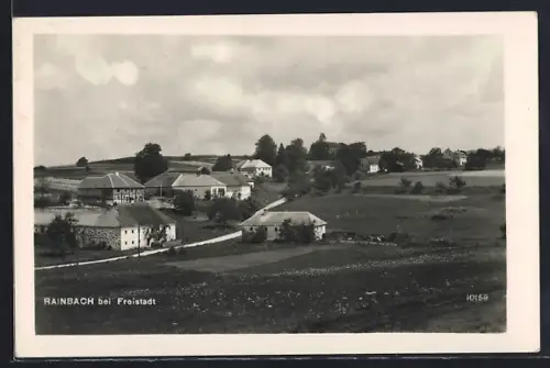 AK Rainbach bei Freistadt, Ortsansicht von der Feldflur aus