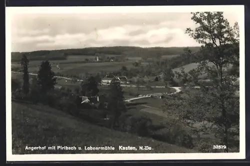 AK Kasten /N.-Do., Angerhof mit Pirlbach u. Lobnermühle