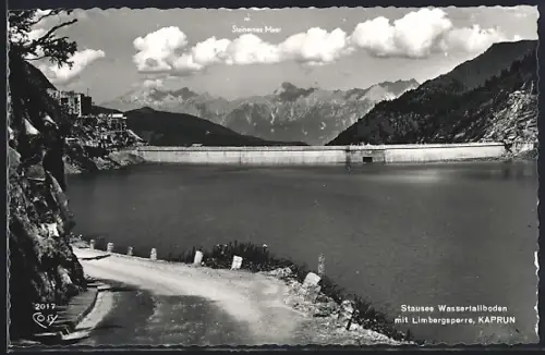 AK Kaprun, Stausee Wasserfallboden mit Limbergsperre