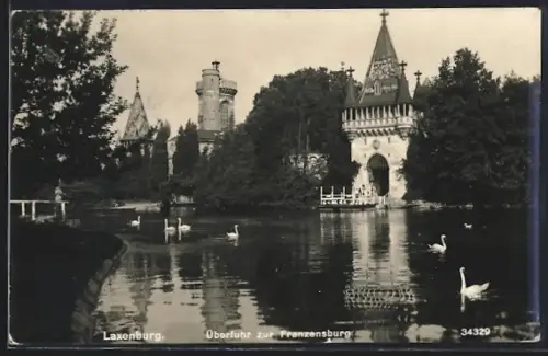 AK Laxenburg, Überfuhr zur Franzensburg
