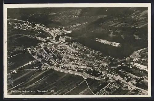 AK Eisenstadt, Totalansicht, Luftbild