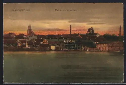AK Friedeberg /Nm., Partie am Untersee