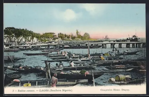 AK Lagos /Southern Nigeria, Native canoes