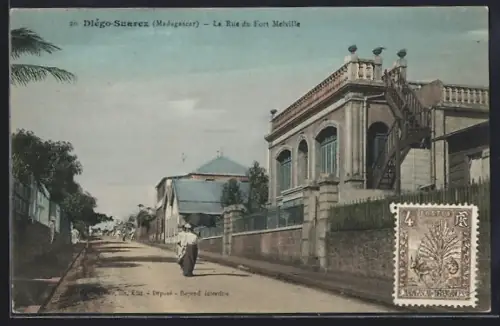 AK Diégo-Suarez, La Rue du Fort Melville