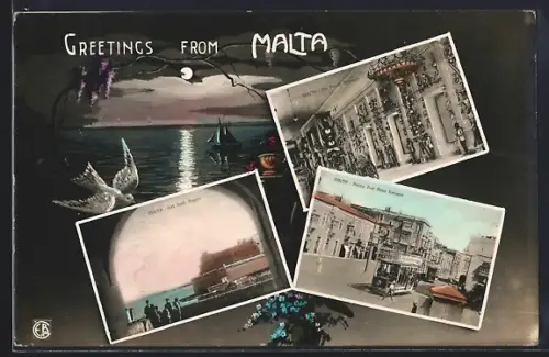 AK Malta, The Palace Armory, Piazza Pont Anna Floriana, Fort Sant. Angelo