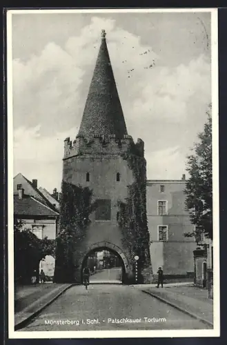 AK Münsterberg i. Schles., Patschkauer Torturm
